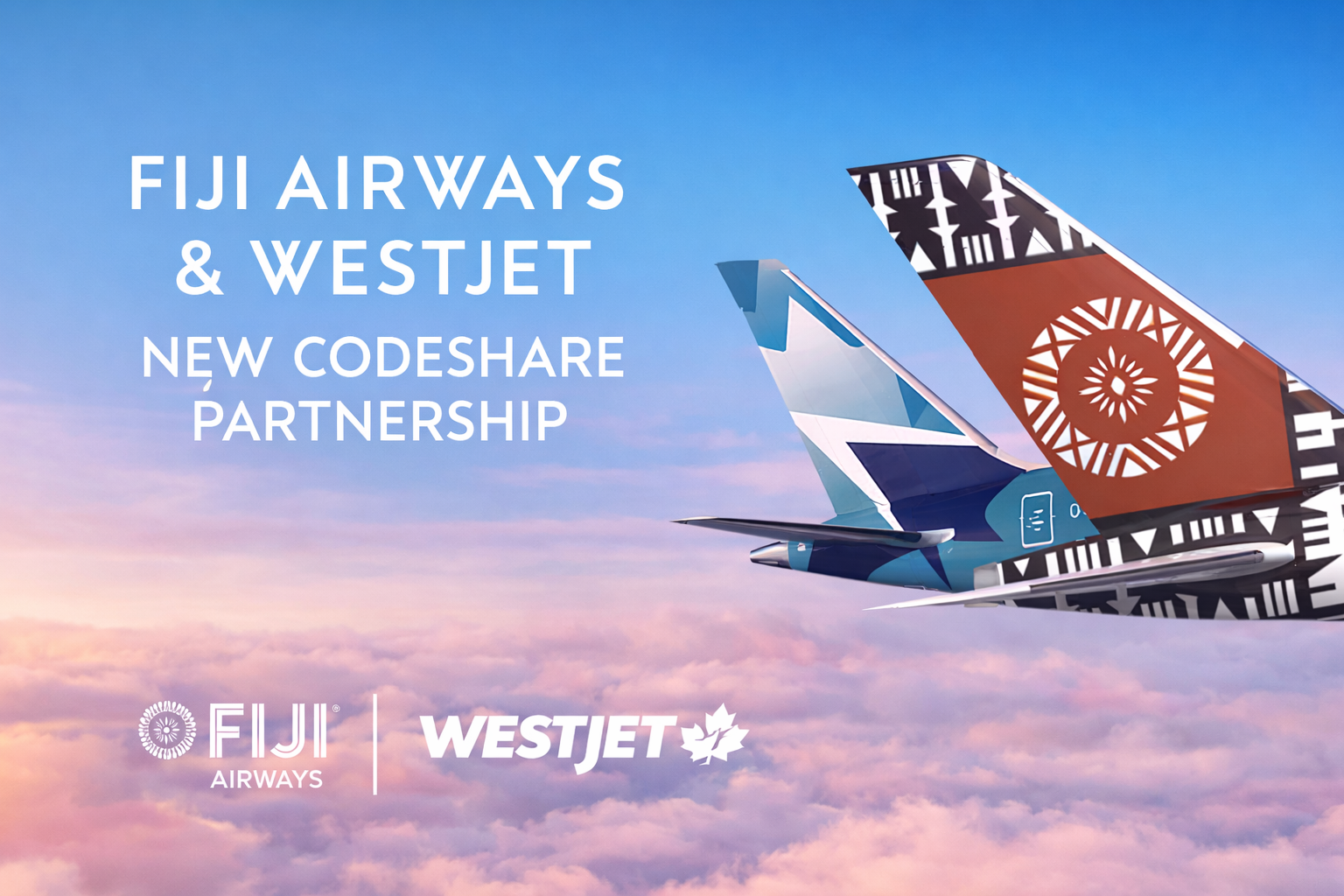 FIJI Airways and WestJet announce new codeshare partnership, expanding travel between Canada and the South Pacific