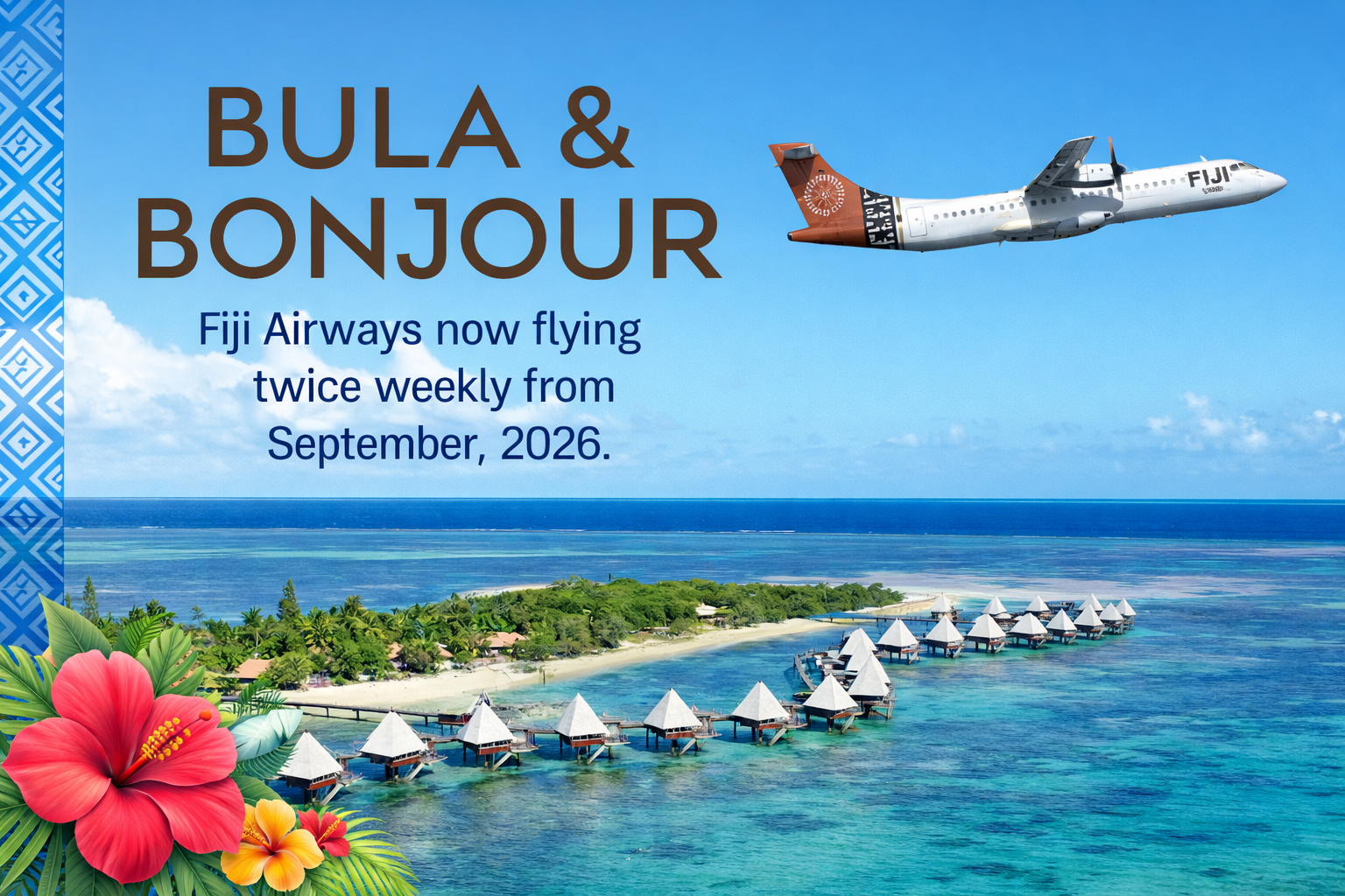 Bonjour Noumea, Fiji Airways is back!