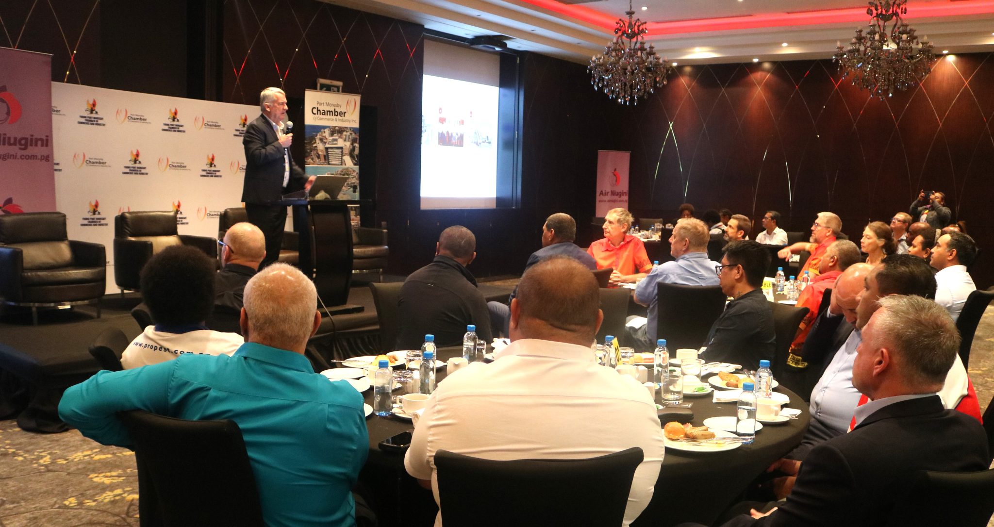 Air Niugini CEO highlights growth,fleet modernisation and customer transformation at POMCCI breakfast Air Niugini CEO highlights growth,fleet modernisation and customer transformation at POMCCI breakfast