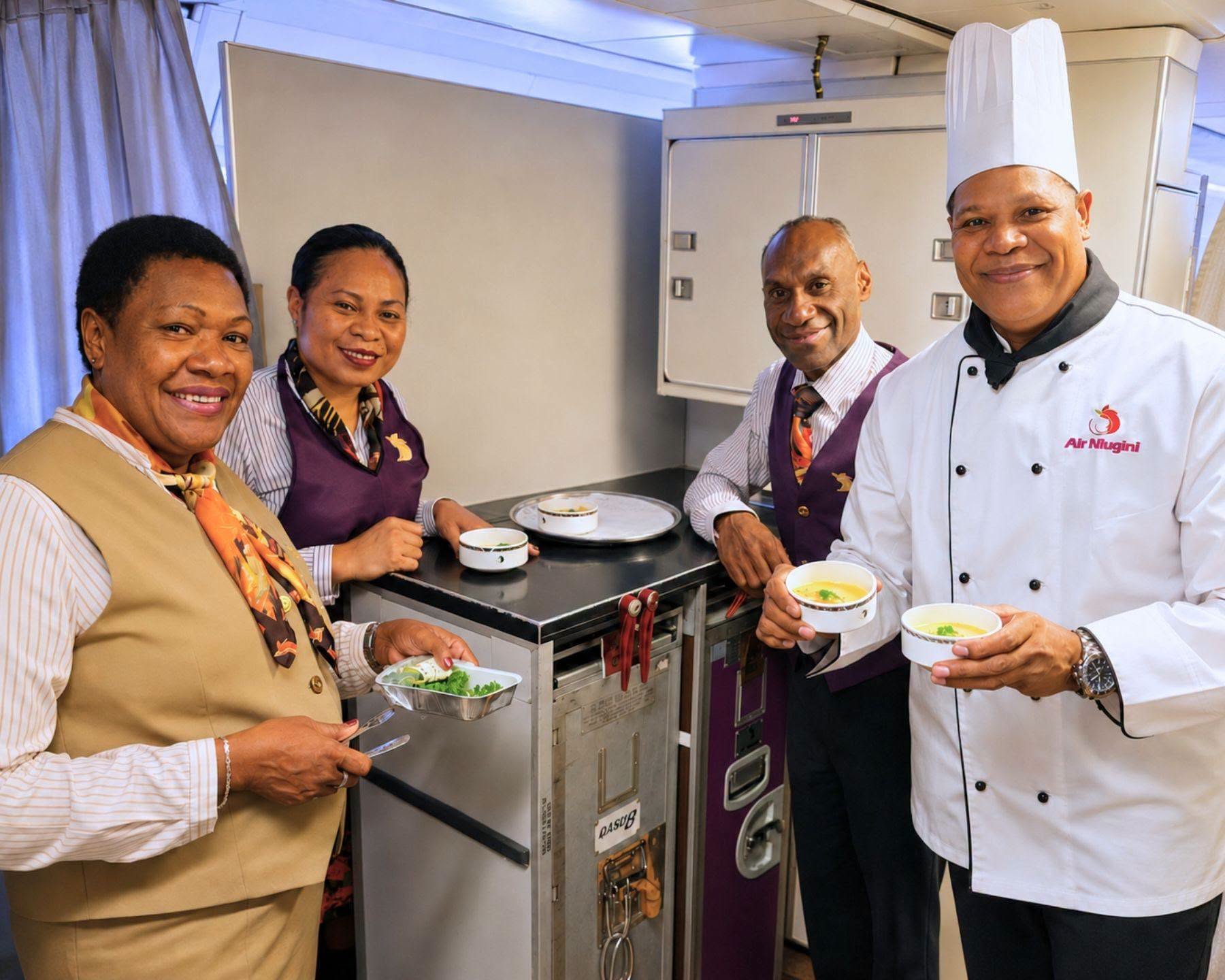 Air Niugini elevates business class dining with the flavours of Papua New Guinea