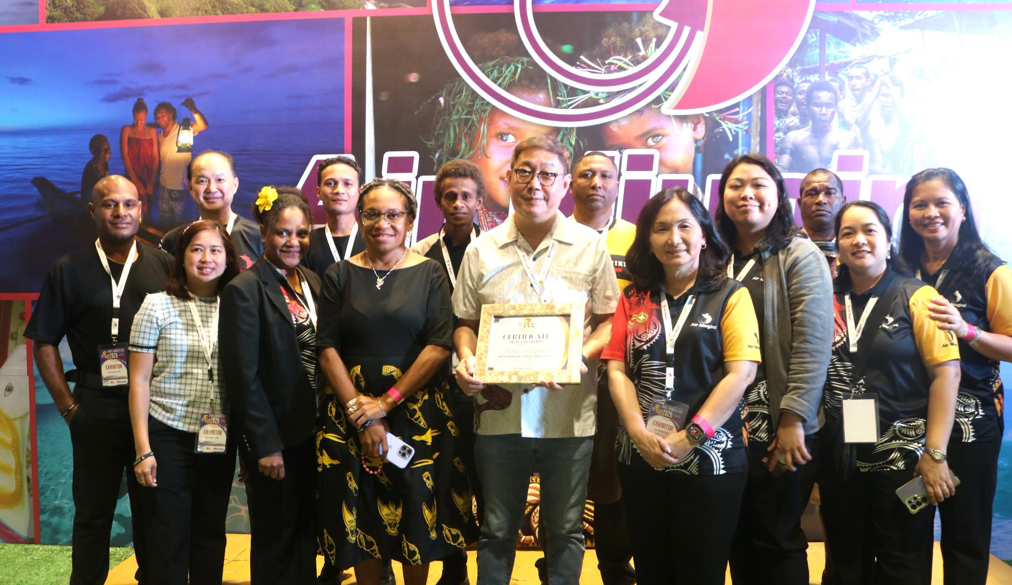 Papua New Guinea wins best booth award at the 2026 travel madness expo in Manila